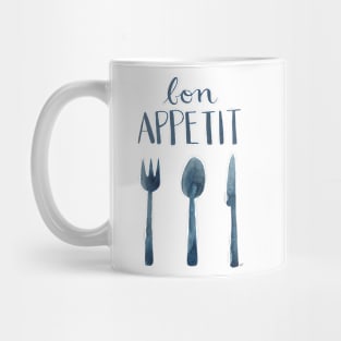Bon Appetit - Teal Mug